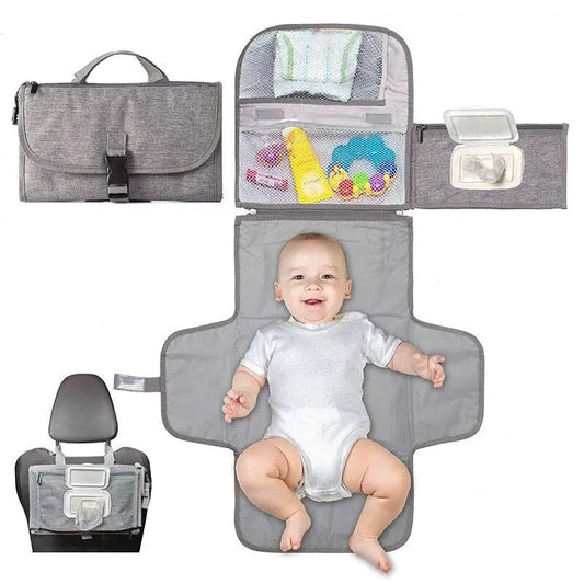 Baby-Wickelunterlage mit Tasche